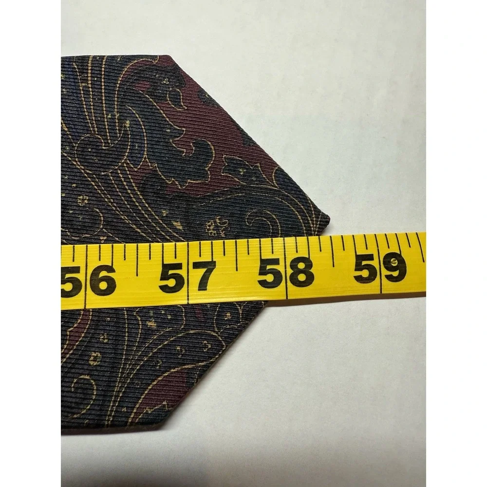 VTG Robert Talbott Best of Class Nordstrom Multicolor Paisley‎ Silk Tie USA Made